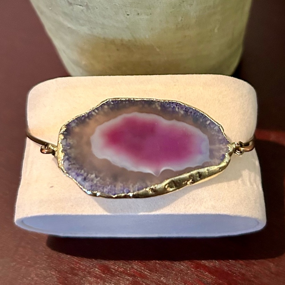 Purple Agate Bracelet